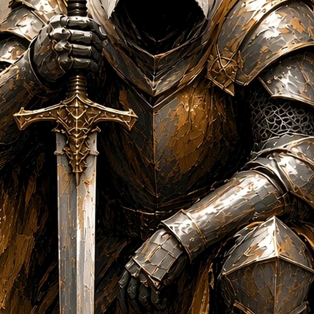 hands on the hilt